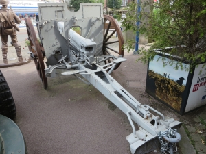 German 77mm Howitzer in Albert