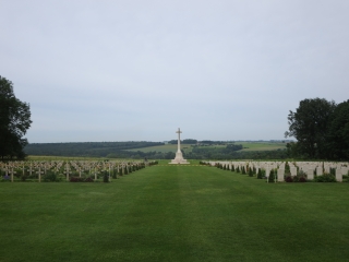 The Anglo-French Cemetery at Thiepval