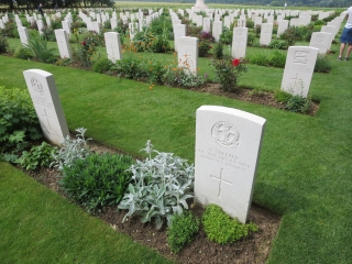 The Anglo-French Cemetery at Thiepval
