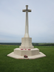 The High Cross at the Anglo-French Cemetery at Thiepval