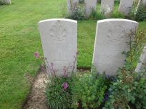 Two brothers killed on the same day, 7th July 1916.