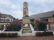 French village memorial at Longueval